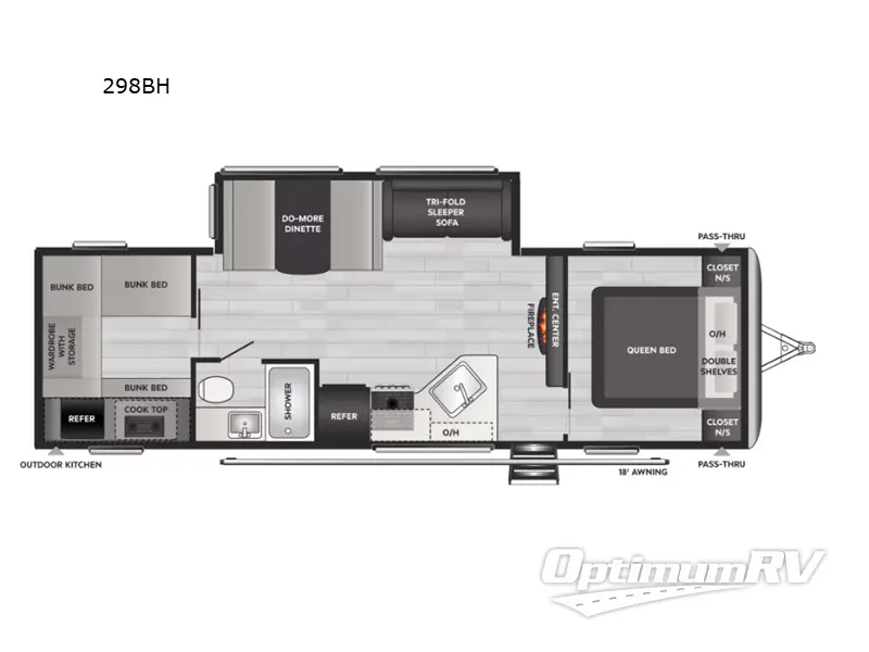 2023 Keystone Springdale 298BH Floorplan Photo
