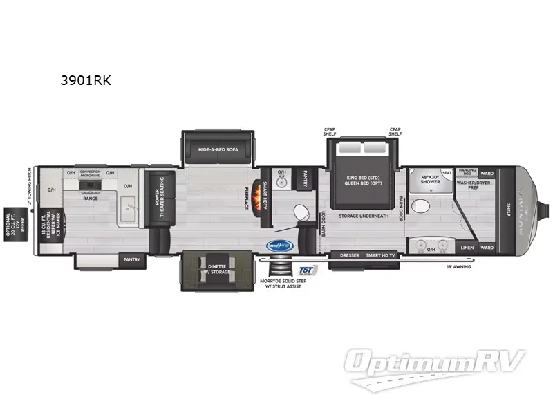 2023 Keystone Montana 3901RK Floorplan Photo