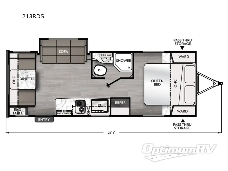 2024 Coachmen Apex Nano 213RDS Floorplan Photo