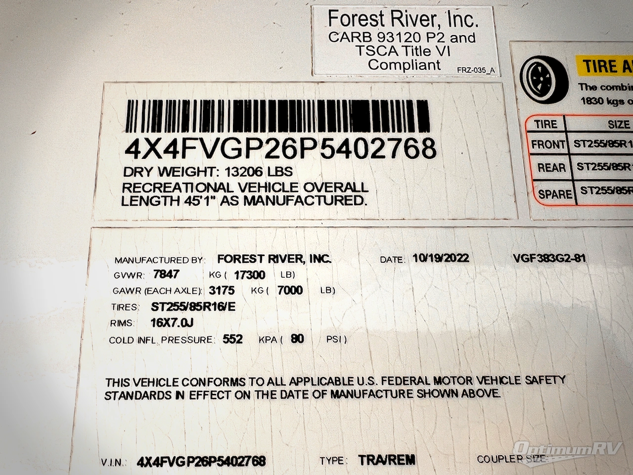 2023 Forest River Vengeance Rogue Armored VGF383G2 Photo 20