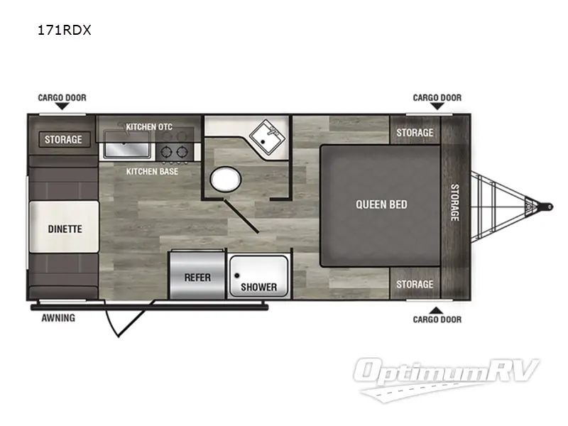 2023 Riverside Xplorer 171RDX Floorplan Photo