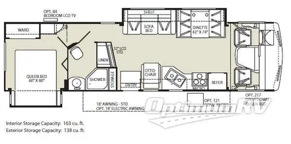 2011 Fleetwood Terra 34DS Floorplan Photo