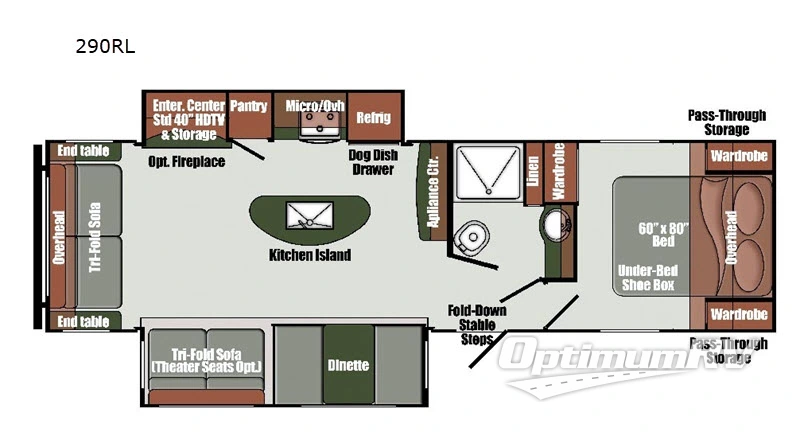 2020 Gulf Stream Envision 290RL Floorplan Photo