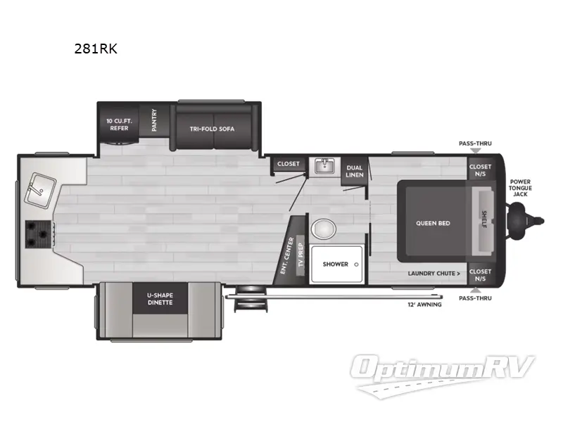 2025 Keystone Springdale 281RK RV Floorplan Photo
