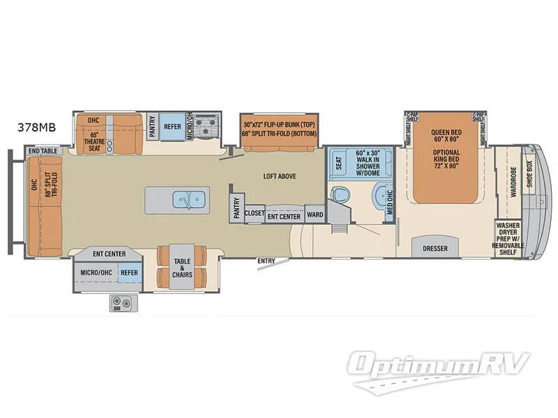 2019 Palomino Columbus 1492 378MB Floorplan Photo