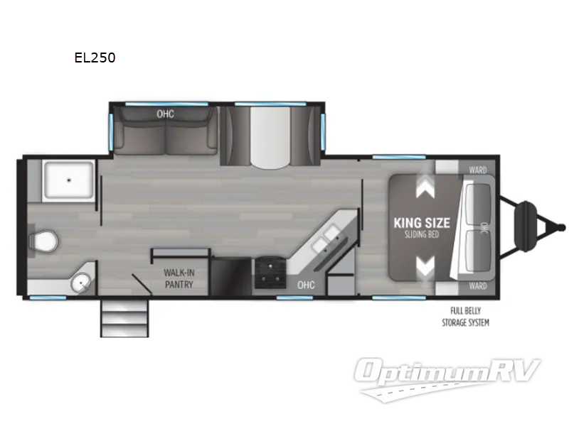 2021 Cruiser Embrace EL250 Floorplan Photo