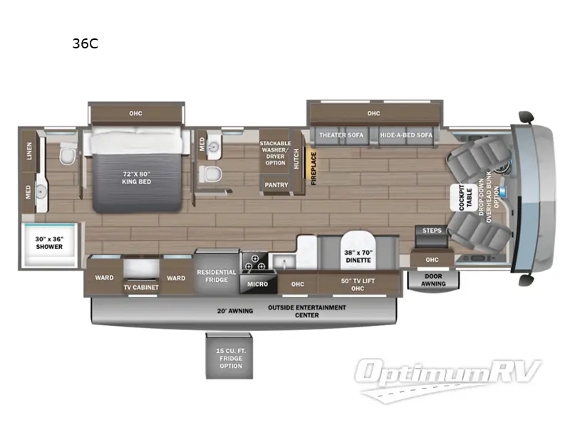 2024 Entegra Vision XL 36C Floorplan Photo