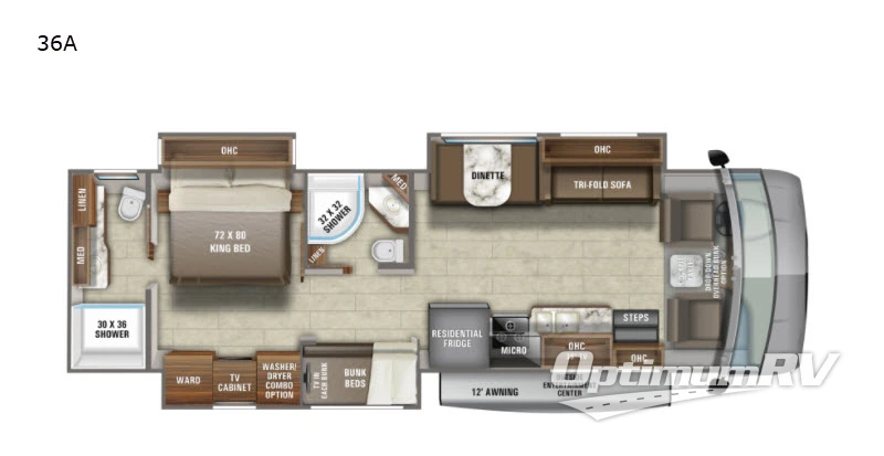 2021 Jayco Precept 36A Floorplan Photo