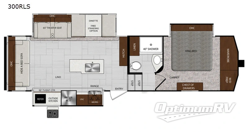 2019 Forest River Impression 3000RLS Floorplan Photo