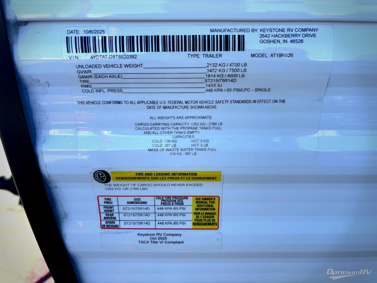 2026 Dutchmen Aspen Trail LE 19RB Photo 14