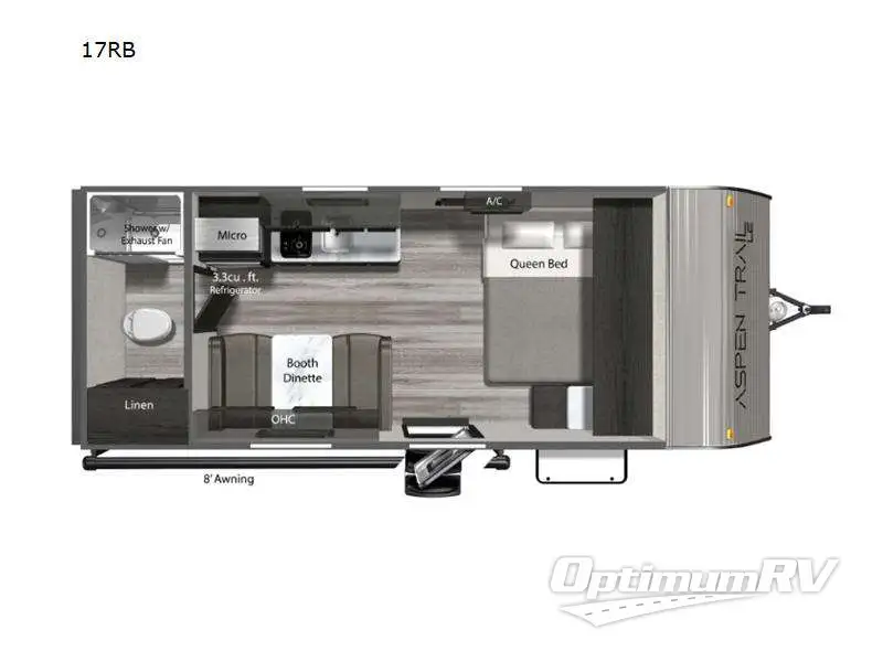 SOLD! - New 2025 Dutchmen Aspen Trail Mini 17RB Travel Trailer at