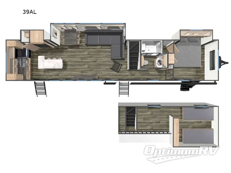 2024 Forest River Timberwolf 39AL Floorplan Photo