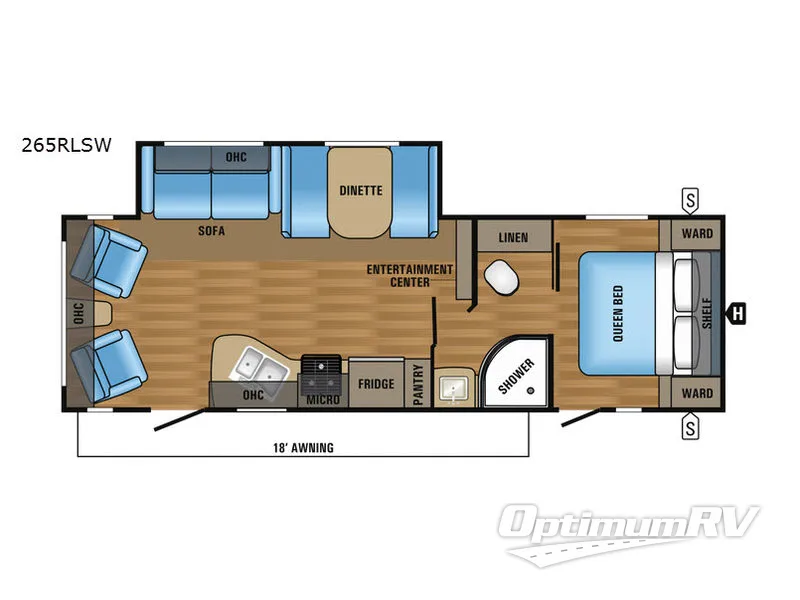 2017 Jayco Jay Flight SLX 265RLSW Floorplan Photo