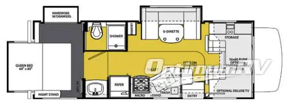 2013 Forest River Sunseeker 2500TS Chevy Floorplan Photo