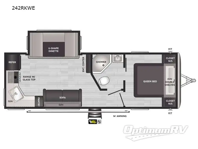 2021 Keystone Springdale 242RKWE RV Floorplan Photo