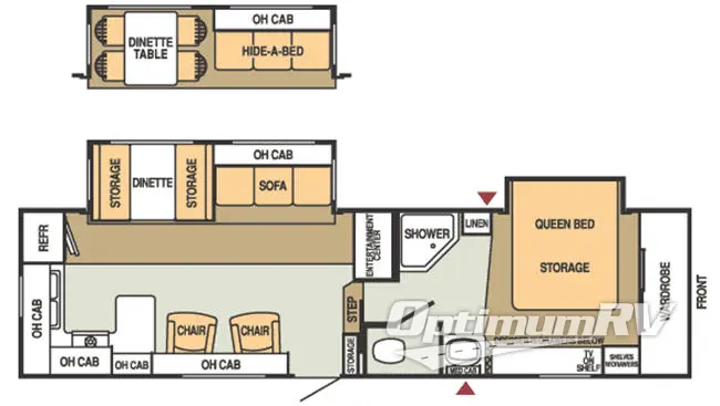 2007 Starcraft Starcraft 290BDSS Floorplan Photo