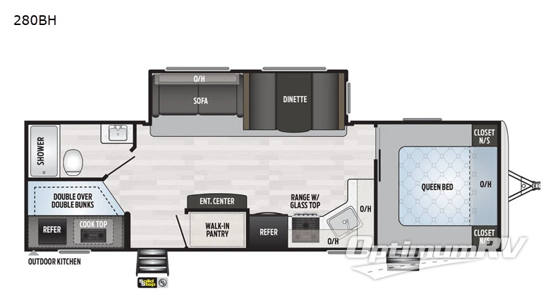 2020 Keystone Springdale 280BH RV Floorplan Photo
