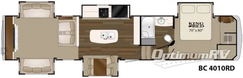 2016 Heartland Big Country 4010RD RV Floorplan Photo
