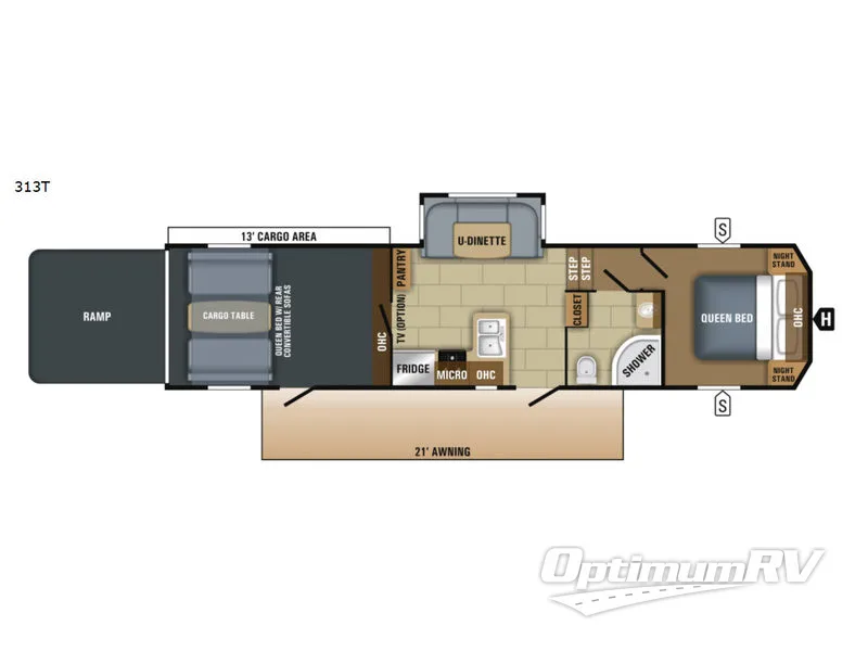 2018 Jayco Talon 313T Floorplan Photo