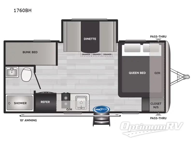 2023 Keystone Springdale Mini 1760BH Floorplan Photo