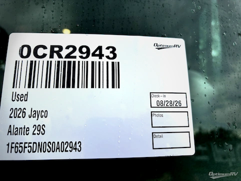 Used 2026 Jayco Alante 29S Featured Photo