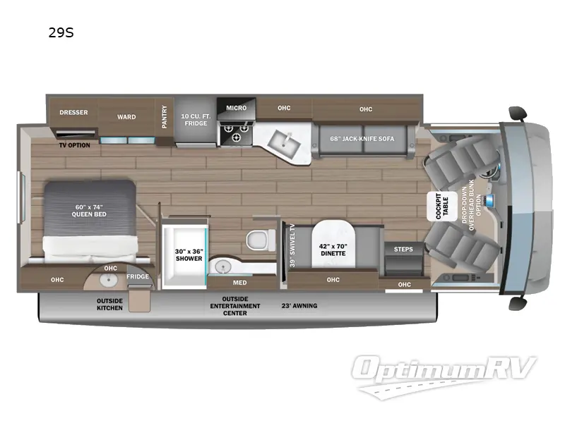 2026 Jayco Alante 29S Floorplan Photo