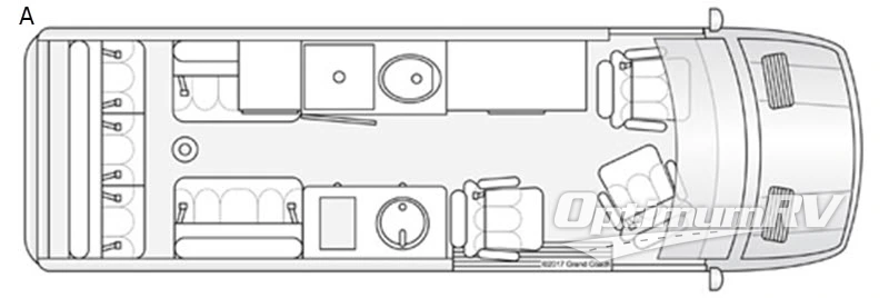 2019 Dolphin Motor Coach CapeCod A Floorplan Photo