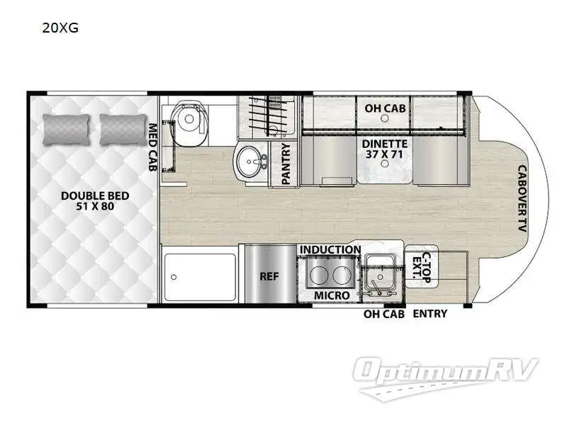 2025 Coachmen Cross Trail EV 20XG Floorplan Photo