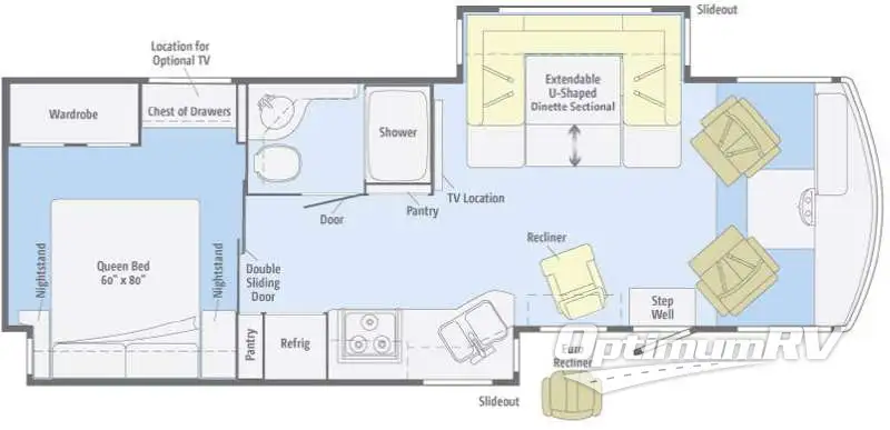 2013 Itasca Sunova 30A Floorplan Photo