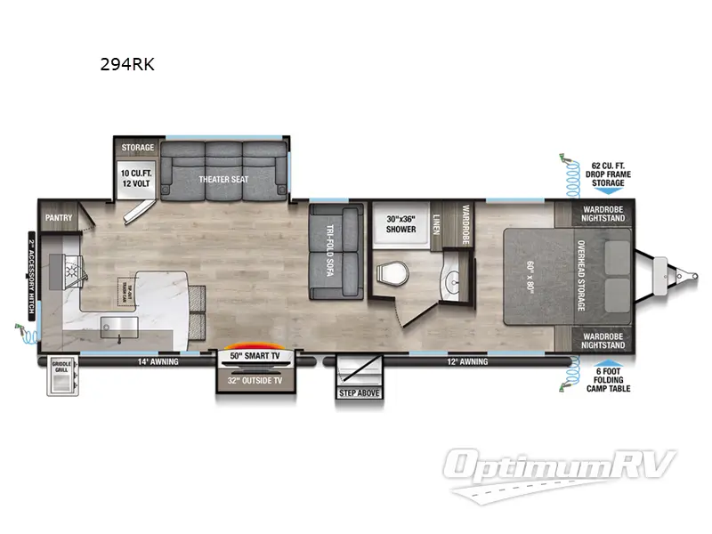 2025 Alliance Delta 294RK RV Floorplan Photo