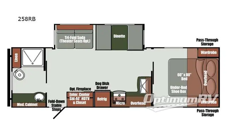 2021 Gulf Stream Envision 258RB Floorplan Photo