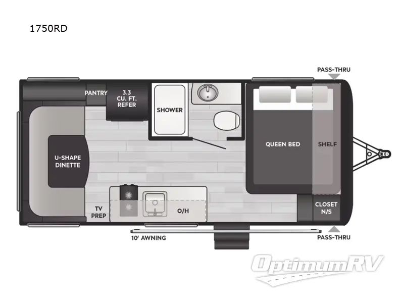 2025 Keystone Springdale Classic Mini 1750RD Floorplan Photo