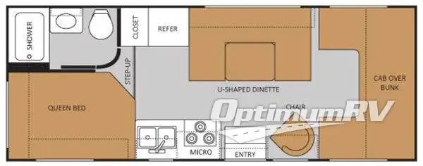 2013 Thor FREEDOM ELITE 23U RV Floorplan Photo