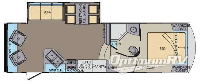 2014 Shasta Phoenix 27RL Floorplan Photo