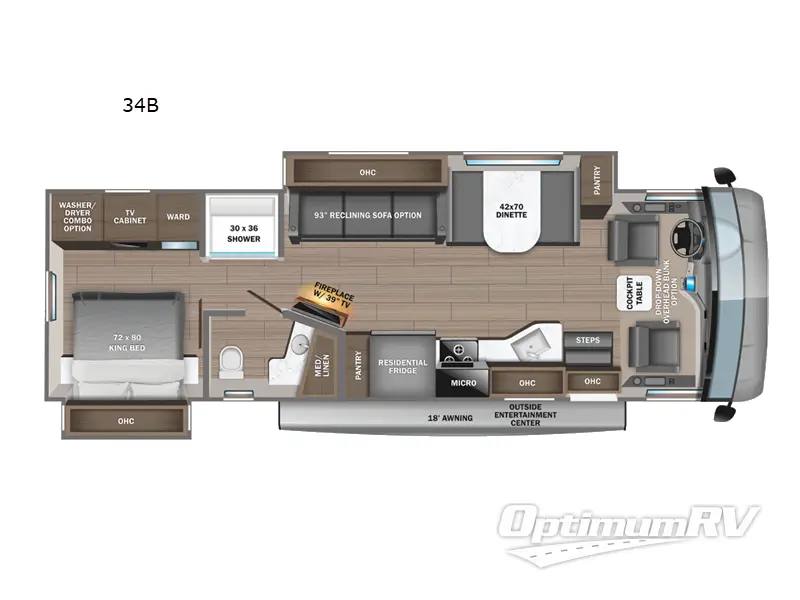 2023 Jayco Precept 34B Floorplan Photo