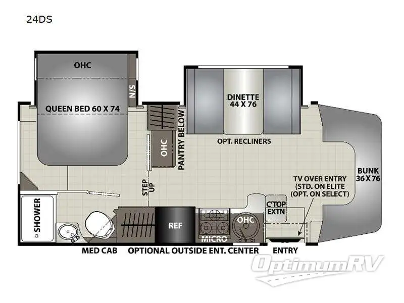 2023 Coachmen Prism Elite 24DS RV Floorplan Photo