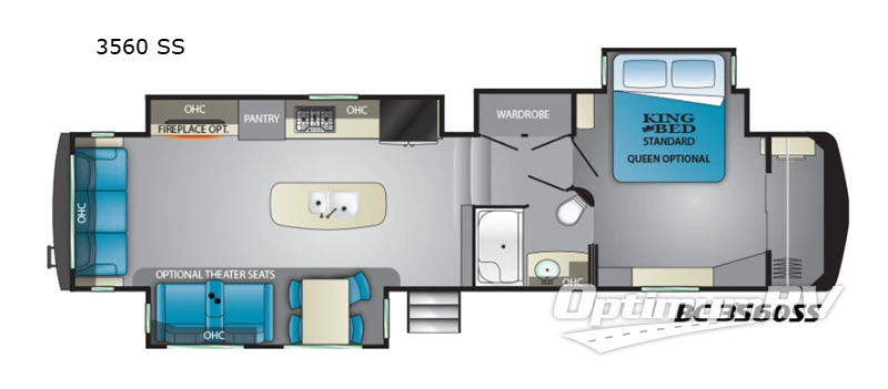 2019 Heartland Big Country 3560 SS Floorplan Photo