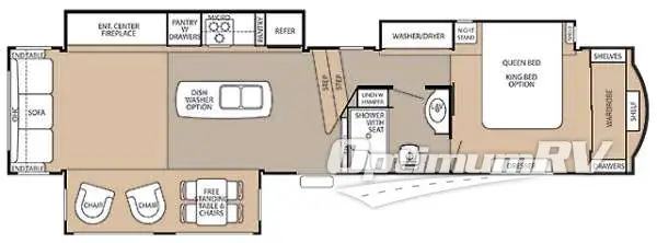 2014 Forest River Cedar Creek 38CK Floorplan Photo