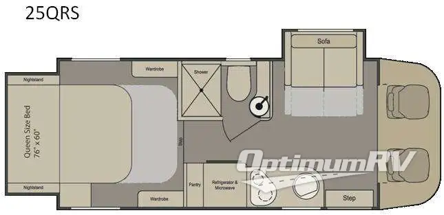 2012 Thor Hurricane 32A Floorplan Photo