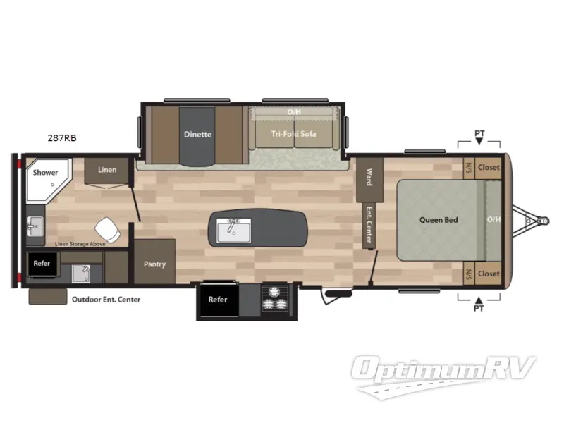 2018 Keystone Springdale 287RB Floorplan Photo