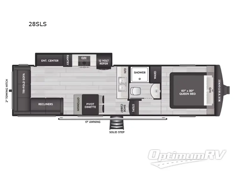 2026 Keystone Arcadia Select 28SLS Floorplan Photo