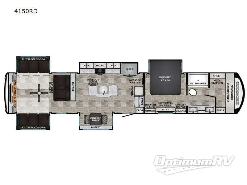 2024 Redwood Redwood 4150RD Floorplan Photo
