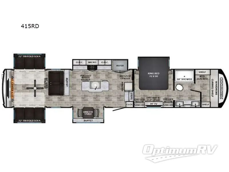 2025 Redwood Redwood 415RD Floorplan Photo