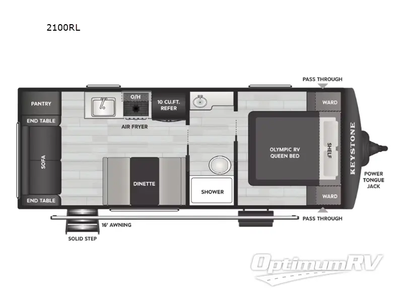 2027 Keystone Springdale 2100RL RV Floorplan Photo
