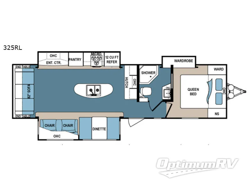 2017 Dutchmen Denali 325RL Floorplan Photo
