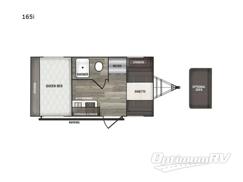 2022 Riverside Intrepid 165i RV Floorplan Photo
