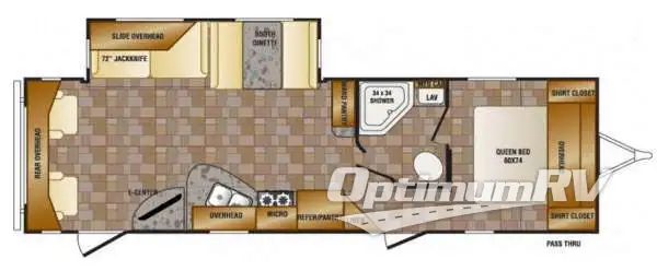 2014 CrossRoads Z 1 ZT291RL Floorplan Photo