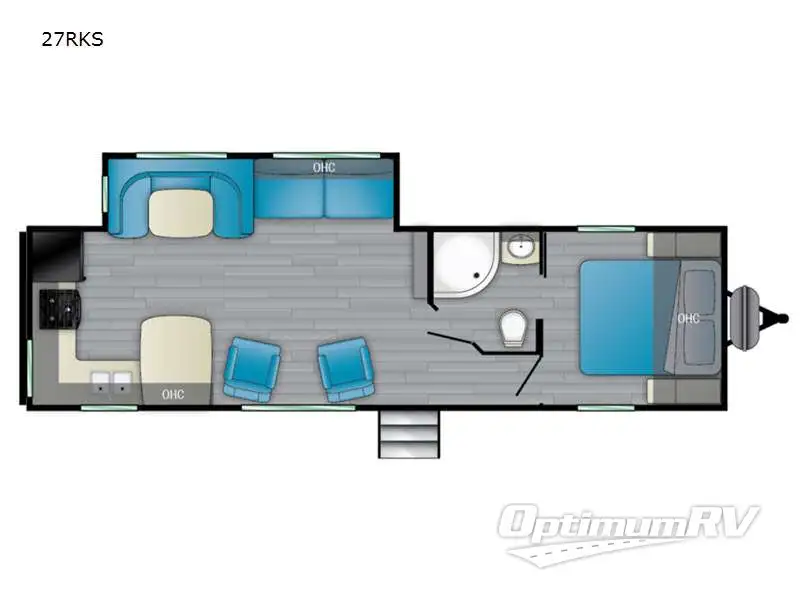 2021 Heartland Trail Runner 27 RKS Floorplan Photo
