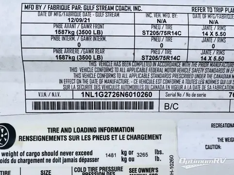 2022 Gulf Stream Kingsport 248BH RV Photo 4