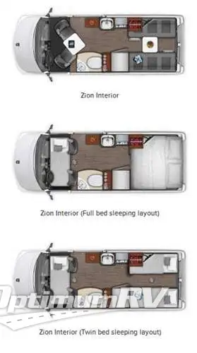 2016 Roadtrek Zion Zion Floorplan Photo